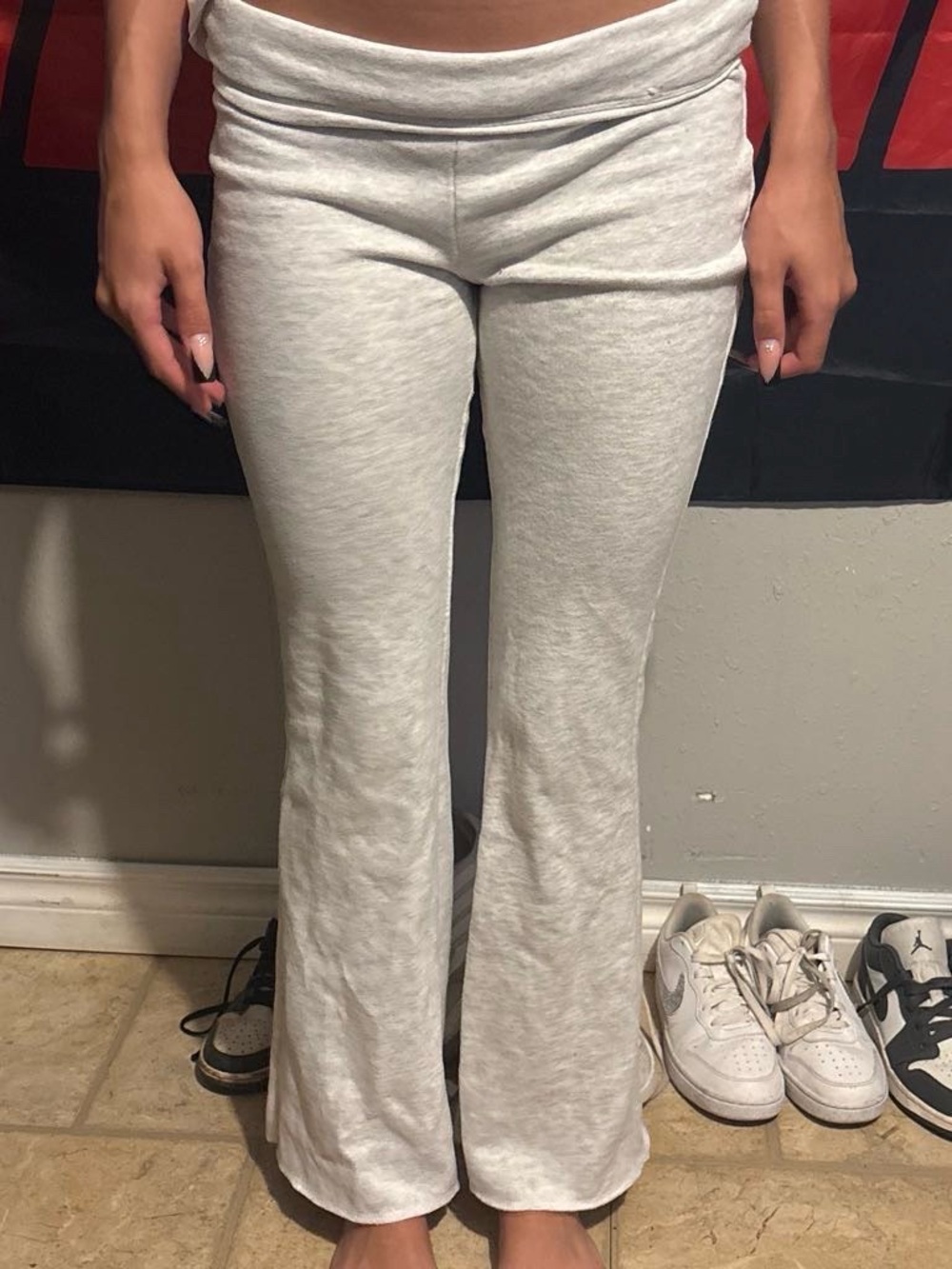 Urban Planet Light Gray Bootcut Leggings